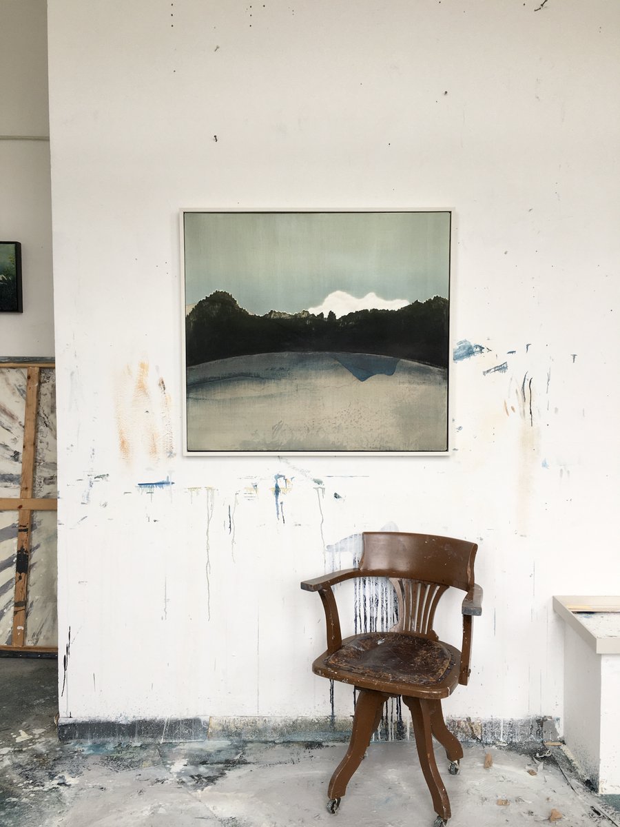AucCollective's tweet photo. Like all of our artists, Kerry Harding's work is still in her studio and not in the exhibition we planned for The Spring Auction 2020.⁣ ⁣But, the show still goes on as we live steam the auction this Saturday at 5pm. 83 artworks, each under £3,000. ⁣ ⁣https://t.co/pVlhCs04od https://t.co/q3DcLLA41k