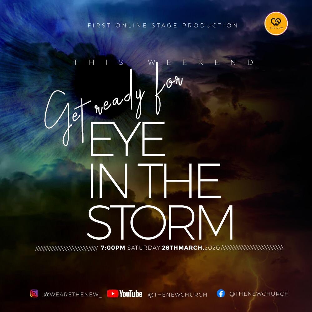 TheNew_ikeja's tweet photo. Get ready for the coolest and most fascinating ONLINE stage production ever!!!๐บ๐ฝ๐๐ฝ This weekend...mark your calendars
#OnlineStagePlay
#EyeInTheStorm
#4thManInTheFire
#Wearethenew
#Ilovethischurch https://t.co/aY64RSQ2SD