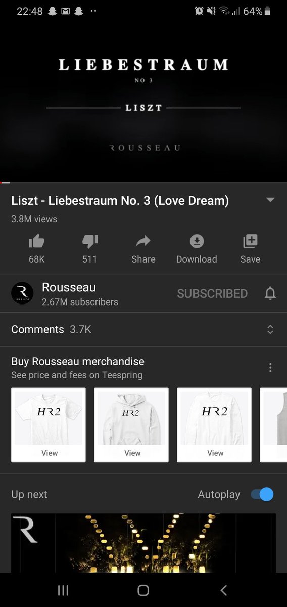 Day 56 of sending  @JoshuaRush music until he likes one or responds.Franz liszt - Liebestraum No.3 (Love Dream)