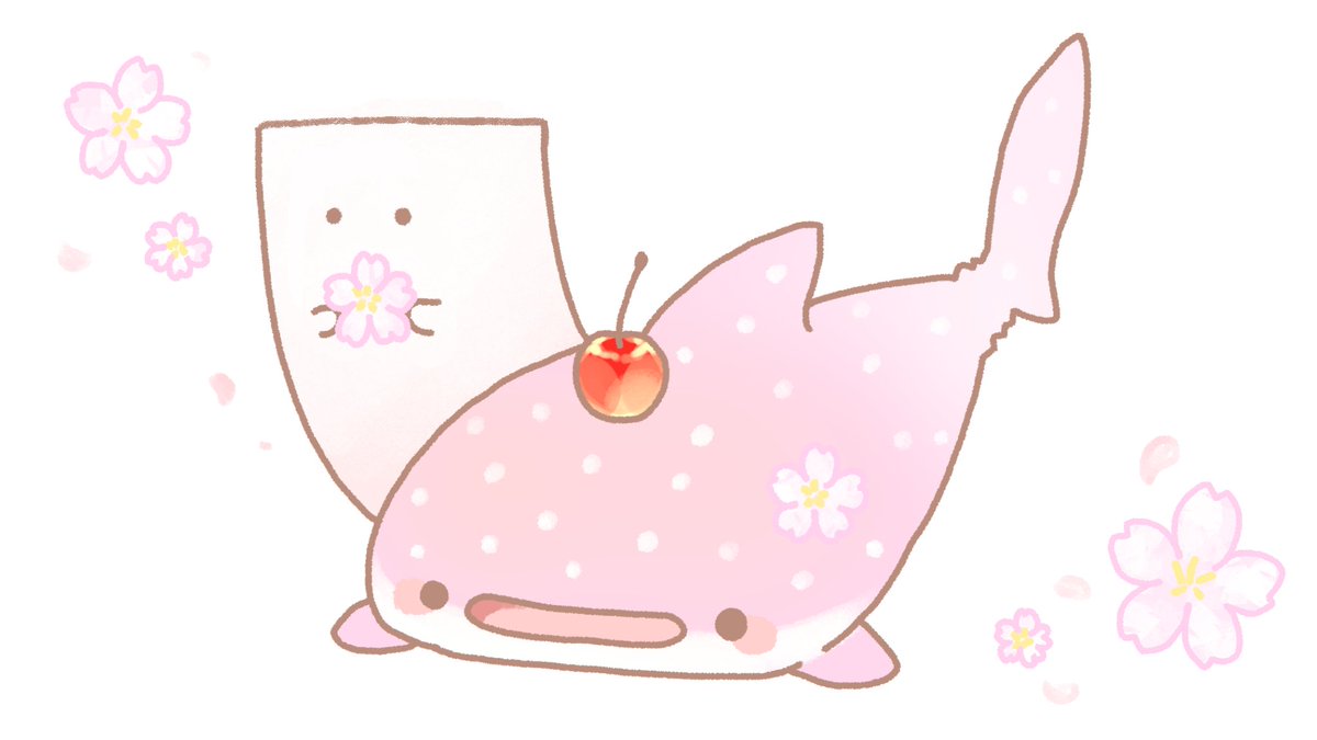 「#さくらの日
桜なオリジナルキャラクターイラストです? 」|湊谷 鈴🥝絵本クラファン中🌸イラストのお仕事受付中のイラスト