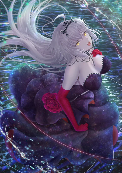 ドレス邪ンヌさん?
 #FGO  #FateGO 