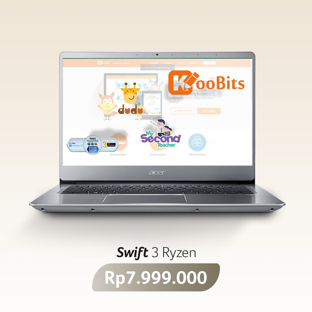 acerID's tweet photo. Pembelian di toko tertentu bisa dapetin cicilan 0% dan free delivery, lho. Laptop akan langsung kami antar ke tempat kamu. #AcerID #AcerCare #BisaProduktifTerus Syarat dan ketentuan berlaku
Berlaku sampai dengan 5 April 2020
e-Learning didukung oleh PT Infinite Potensi https://t.co/GUv19NCy1z