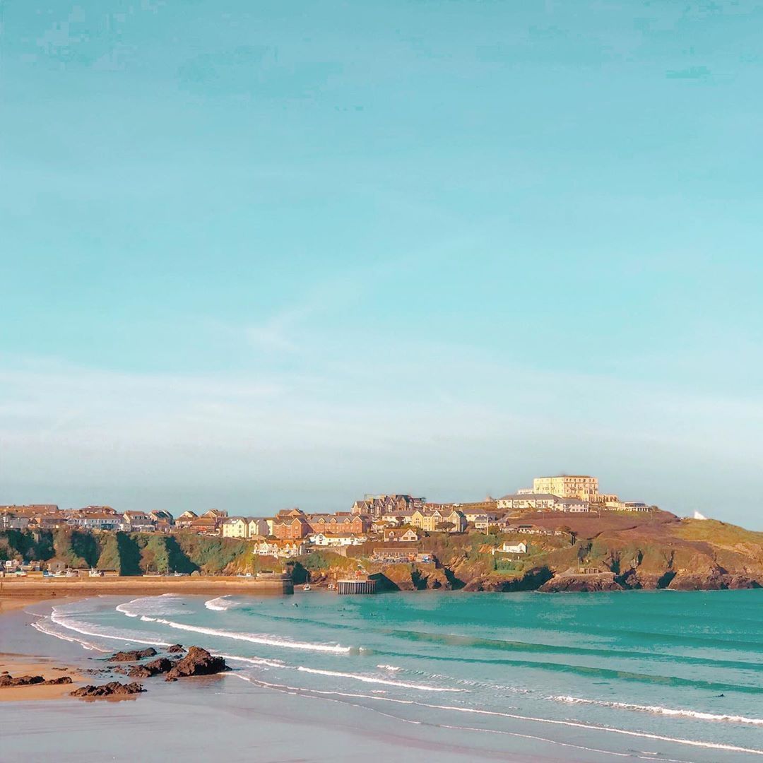 When beauty has no limits. 💙 
Thanks for sharing a slice of happiness megangoodier on Instagram.
#Newquay #Cornwall #ILoveNQY
