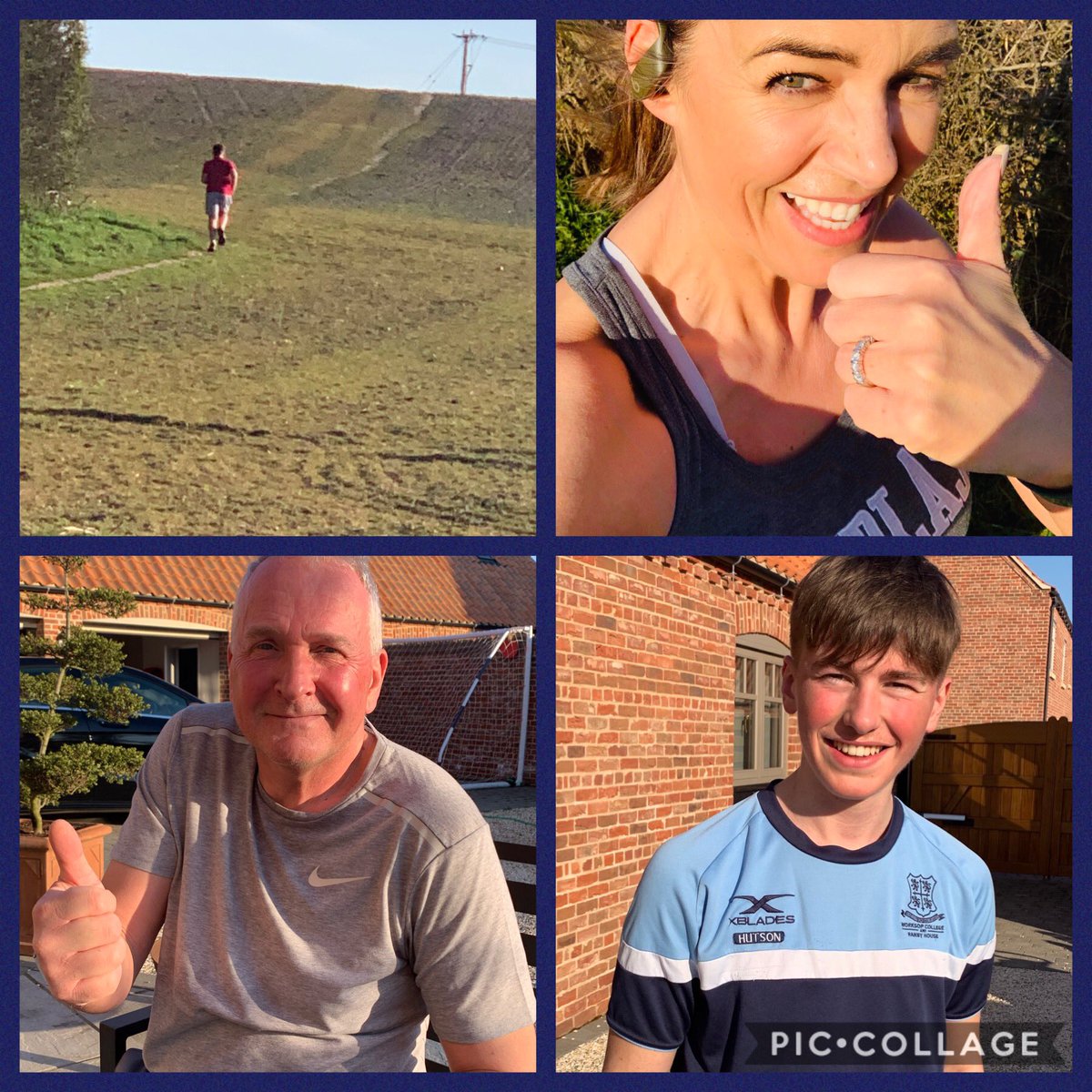 worksopcollege's tweet photo. The Hutson family did the #DormRun! Minus Francesca who was in an online lesson. Well done, all! #worksopRanbyFamily https://t.co/qR7A1lUS34