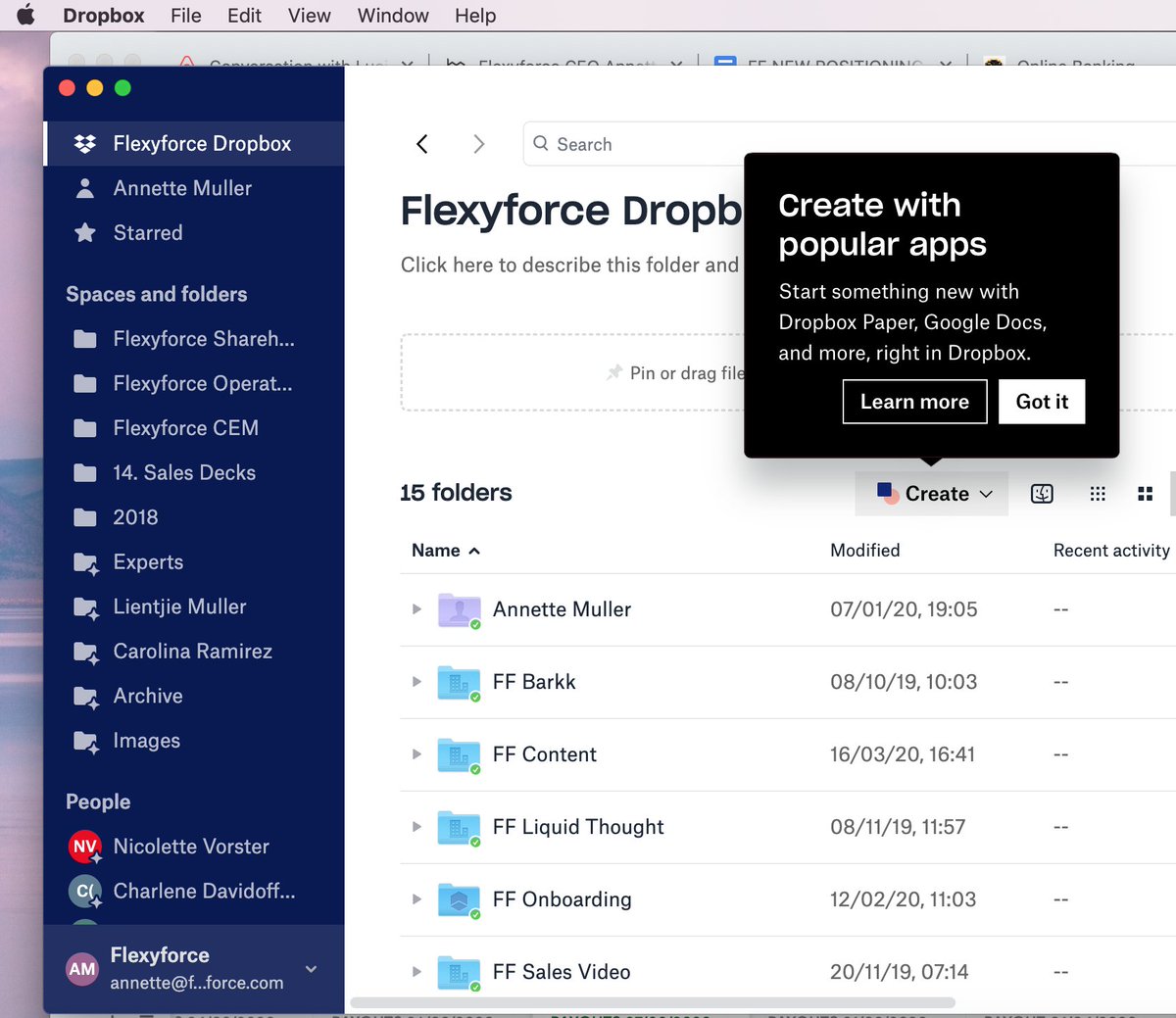 Wow, is it just me. Or did <a href="/Dropbox/">Dropbox</a> literally just copy <a href="/SlackHQ/">Slack</a> straight up with their new interface? Almost identical twins now.