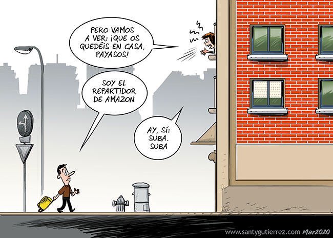 Justicieros de balcón [VIÑETA]