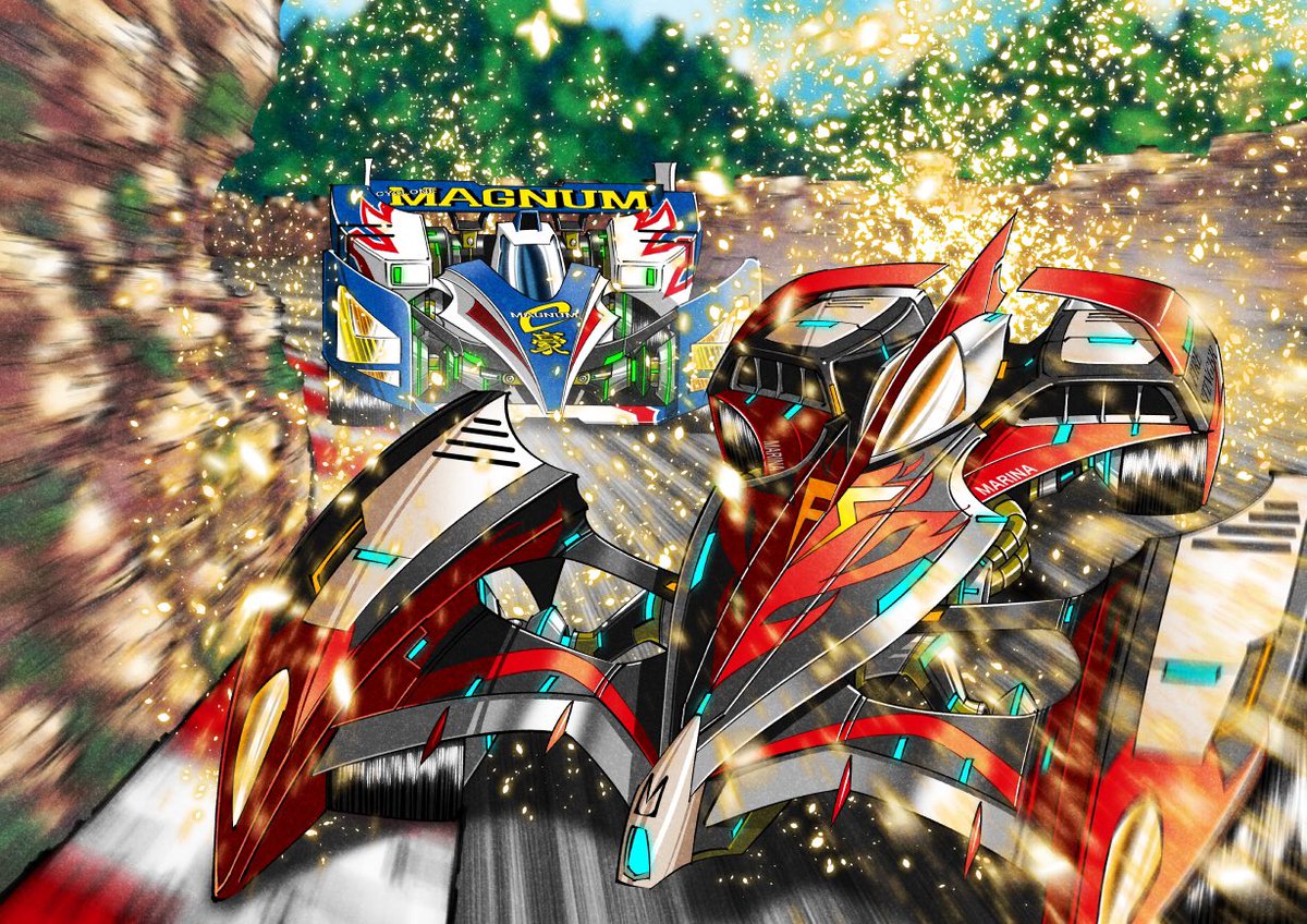 RT @yamayoshi808: ファイヤースティンガーvsサイクロンマグナム 完成 