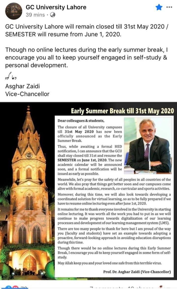 Mujahidkhan7601's tweet image. Thanks UET &amp;amp; GCU Lhr. For closing online classes &amp;amp; giving relief to students. We request HEC to order all universities to close Online Classes &amp;amp; give semester break.
#We_Want_Semester_Break
@HEC_Pakistan @ibrahimhmurad @ImranKhanPTI @pid_gov @GOPunjabPK @ChMSarwar @RajaYassir_PTI