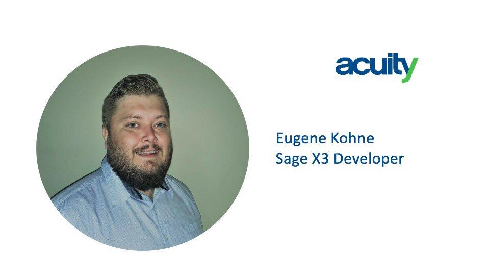 _ACUITY24's tweet photo. Eugene Kohne joins the Acuity Team! #humansofacuity https://t.co/WT4whLdajz https://t.co/pVd6qqLZkM