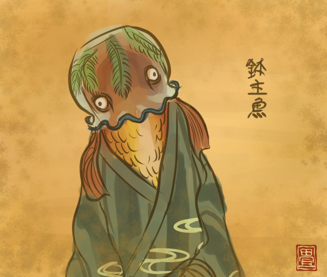 金魚妖怪①
#畳百鬼夜行絵巻 