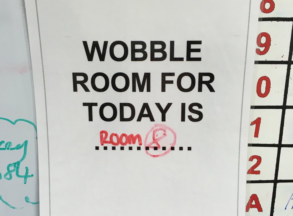 10 days ago we introduced the concept of a “wobble room” where staff could go for a few mins to share worries, say it out loud, have a little cry/shout/scream or just sit quietly They’ve totally owned this and allocate a clinic room each day.Where’s your wobble room? @BTHFT