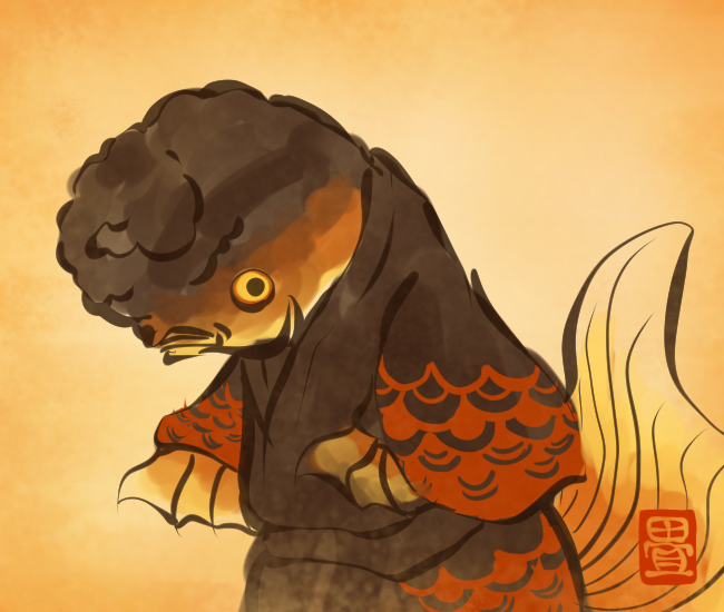 金魚妖怪②
#畳百鬼夜行絵巻 