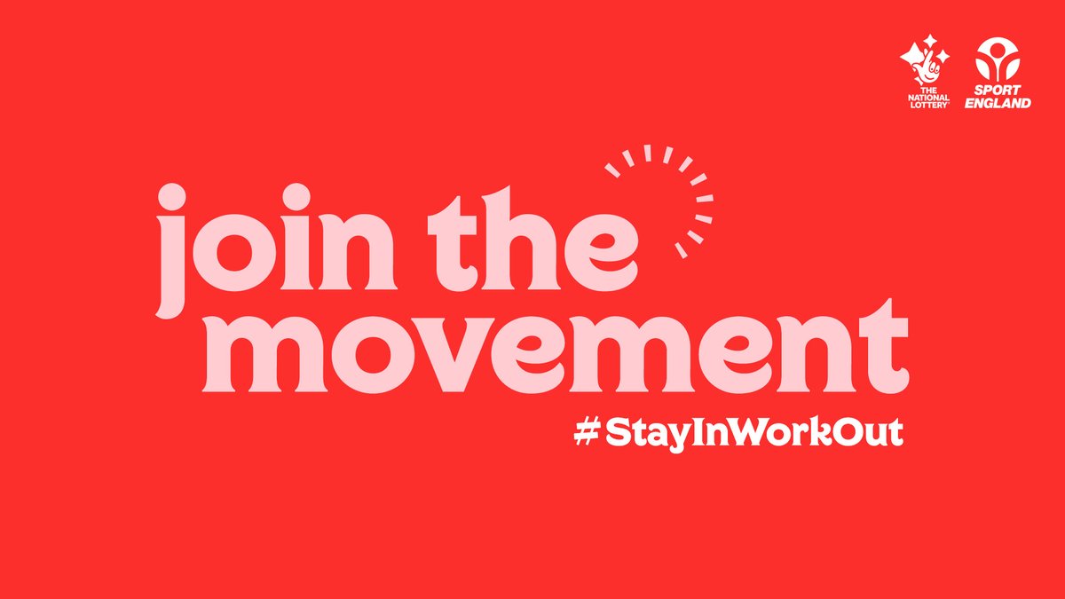 Let’s keep moving! We’re joining the movement, are you IN? 

#StayInWorkOut