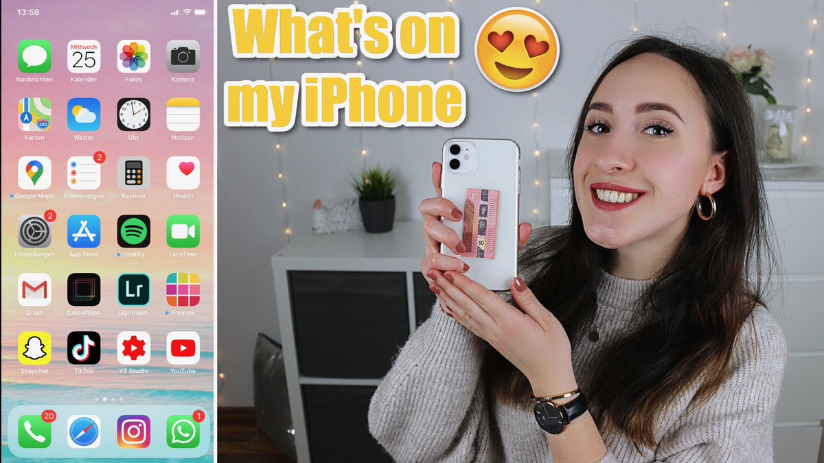 Juliabellax's tweet photo. What's on my iPhone 11? 💕 Jetzt ansehen!
⏩ https://t.co/LBmjsIi3Pm

#stayhome #youtuberin #wirbleibenzuhause #iphone11 https://t.co/mZXQXEWRvR