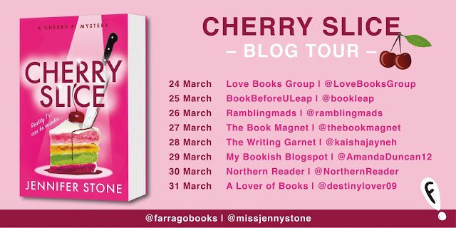 thebookmagnet's tweet photo. Itβs my stop on the @farragobooks #BlogTour for #CherrySlice by @missjennystone π
Pop over to my blog to read my review of this fun murder mystery π
https://t.co/orhyAk18Oi https://t.co/0ECl5xG7su