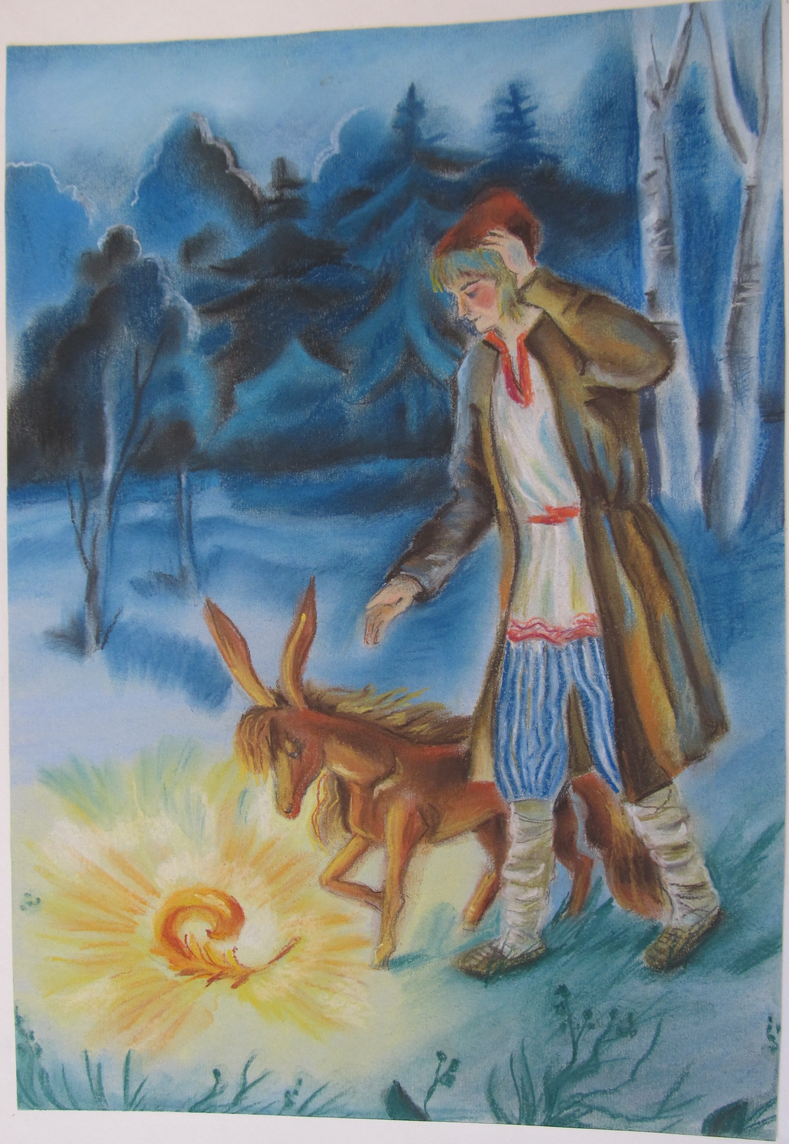 Ершов конек горбунок рисунки детей