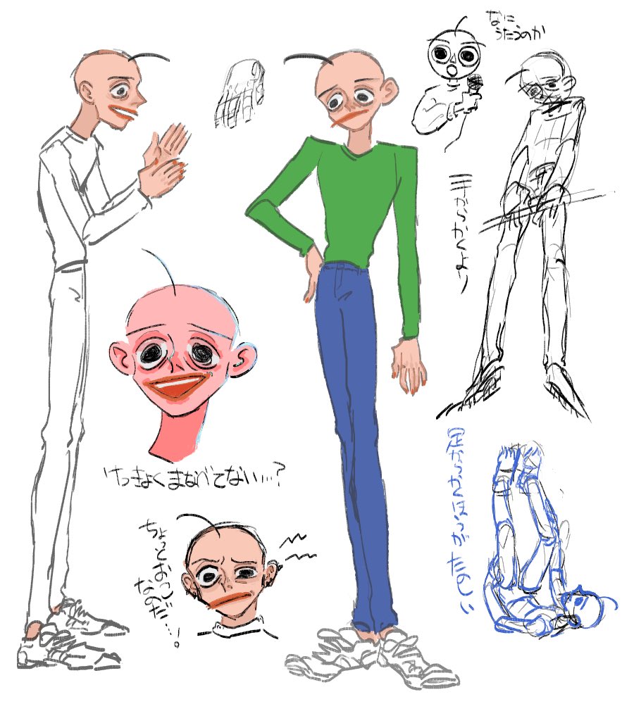 03ni_10sta's tweet image. バルディ先生とか練習…
学んだこと何一つできてないけどアクセサリーごちゃごちゃつけたアレックス先生良きだと思いました
#BaldisBasics