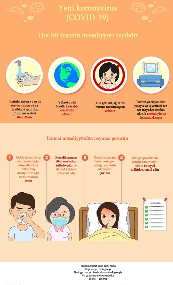 UNAGeorgia's tweet photo. Robust response to COVID19 requires a robust information campaign. We are working closely with the government and, upon their request, printed more 65,000+ brochures and posters in Azerbaijani and Armenian languages for residents of municipalities in lockdown #UNAG #PITA #USAID https://t.co/RDqpHkR6Y2