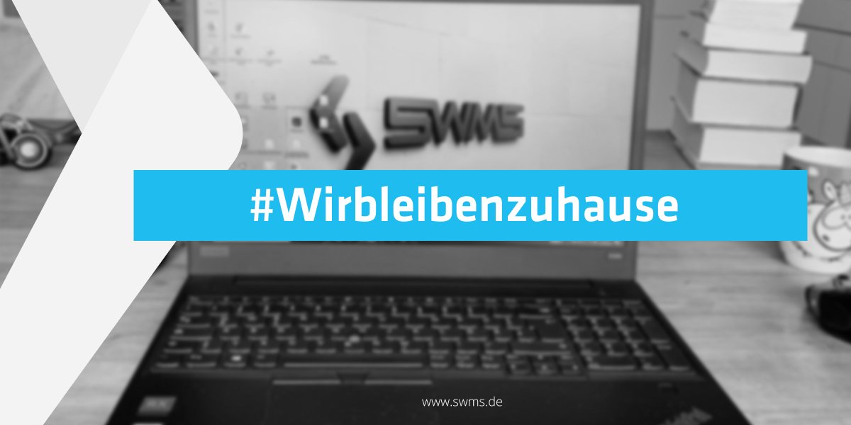 SWMSGmbH's tweet photo. Danke an alle Menschen, die unser Land weiter am Laufen halten!

Unser Beitrag bleibt weiterhin die Arbeit aus dem Home Office. Dort sind wir wie gewohnt erreichbar.

Wir gegen Corona! 💪 

#wirbleibenzuhause #flattenthecurve #homeoffice #stayathome https://t.co/Lh85za3r2G