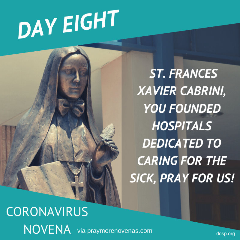 DioStPete's tweet photo. #CoronavirusNovena Day 8: Please join us in praying the Day 8 prayer that can be found here: https://t.co/yaC2MPgW1p. #courageouslyliving #courageouslypraying #praytogether #unitedinprayer #unitedinChrist #sharingJesusnotgerms https://t.co/YTrAMbLUQE