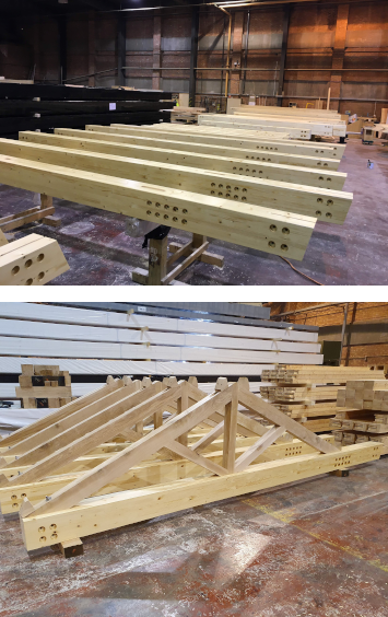 matrix_ce's tweet photo. From our power FEA Analysis and Timber Connection Design, to fabricated and ready for construction in @Constructionalt workshop!

#timberdesign #analysis #design #structuralengineering #timberstructure https://t.co/jNEFizYiKZ