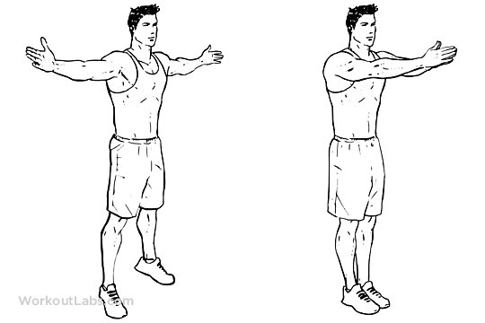 Front Jumping Jacks