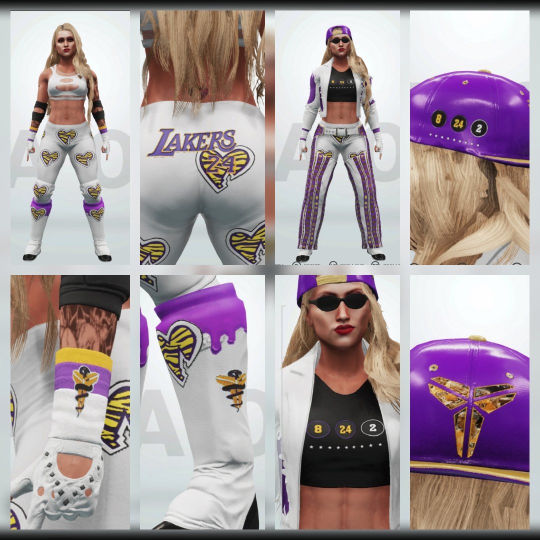 kingjamesmac718's tweet photo. Sami Michaels (kobe tribute attire) https://t.co/NvZra0oFzr