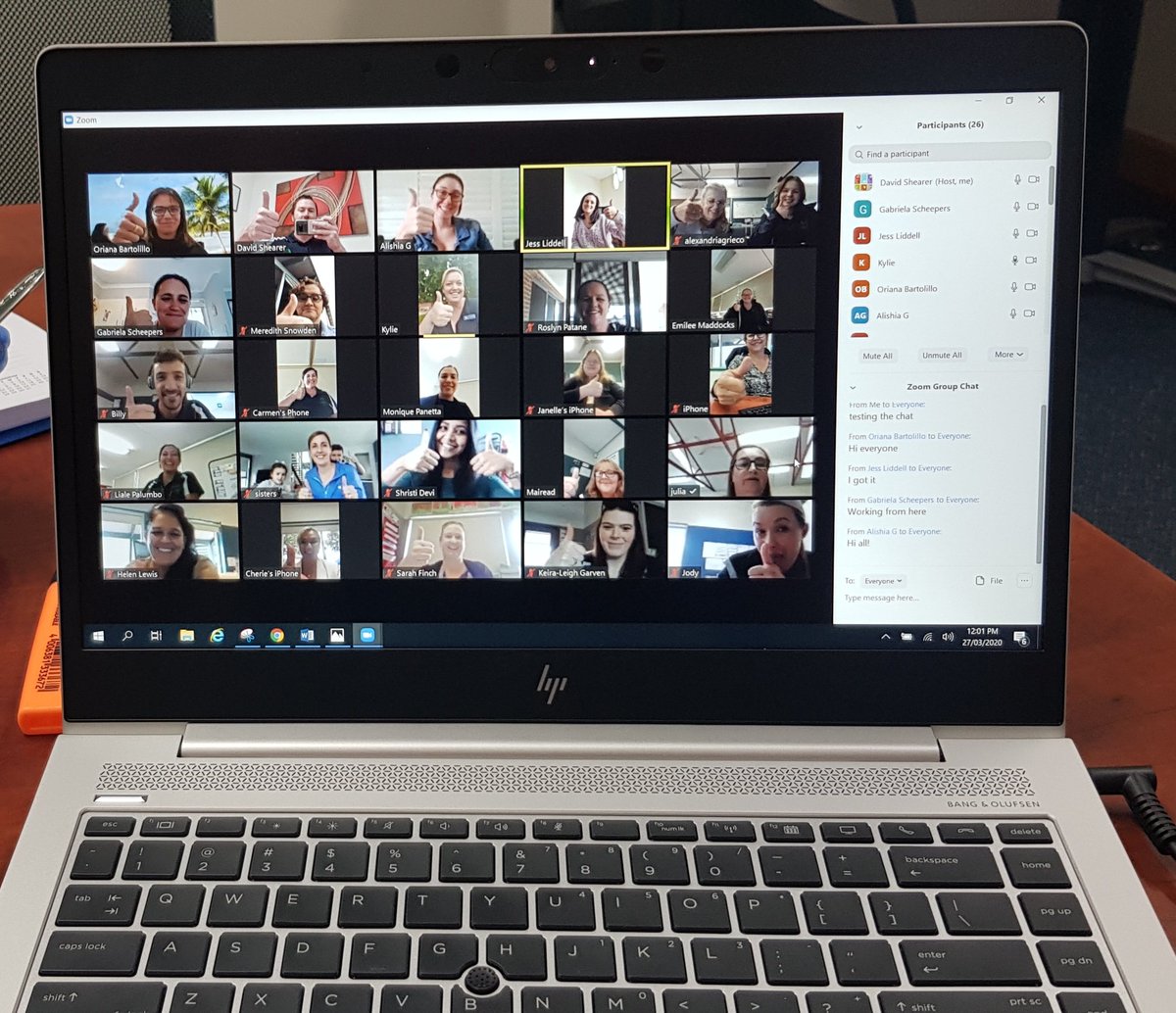 GreenwayParkPS's tweet photo. Things have certainly changed in 2020. Check out today's staff meeting. Our teachers are embracing the challenges ahead.  #zoom @cherie_bradwell @maria_cutri @d_shearer https://t.co/3T9BgAqywp