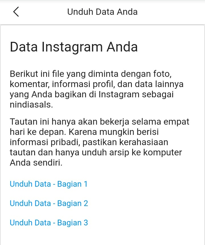 skinnypandaaa's tweet photo. Diusia keberapa kalian tau kalo foto" yg udh kalian apus di ig, bisa kalian ambil lagi beserta chat"nya😭 https://t.co/jIr1AyfxAR