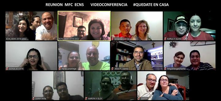 MexicoMfc's tweet photo. Reunión Equipo Coordinador Nacional Sede  por Videoconferencia.  #Quedate en casa.   un abrazo para  todas las familias emefecistas, MaRes y jovenes.  Cuidense  Dios los Bendiga. https://t.co/ZwPjmKcRGL https://t.co/Btz5m6SECJ