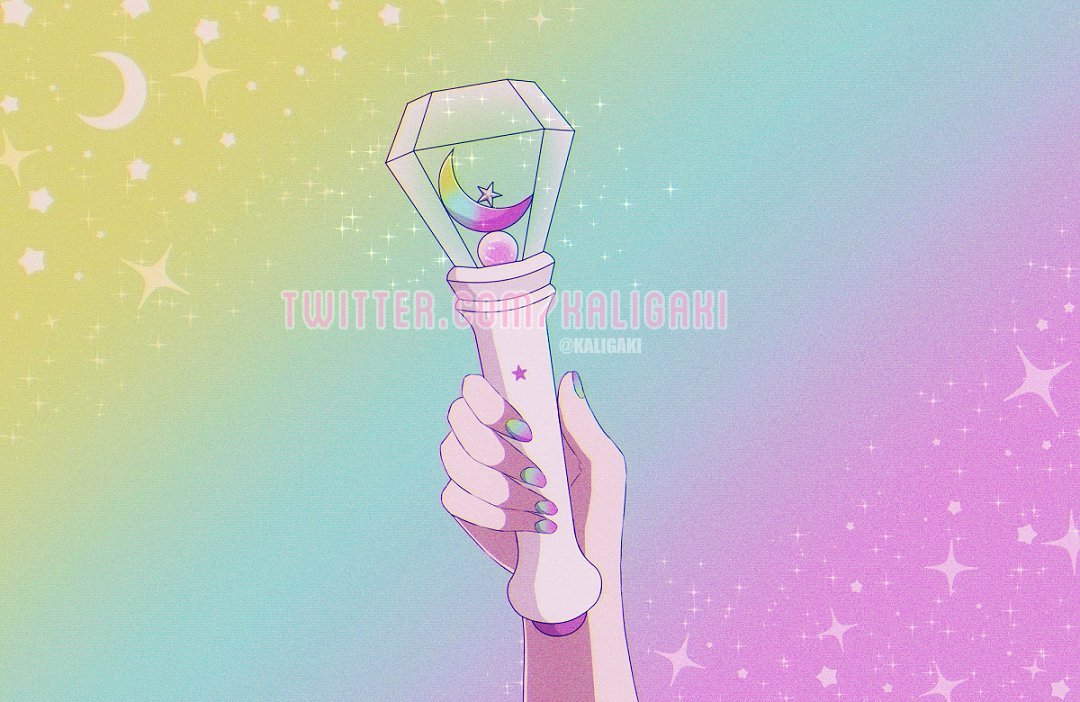 아이돌 응원봉 애니버전 팬아트 이뿌다 ㅋㅋㅋ 본진 있나 확인해봐 | 인스티즈