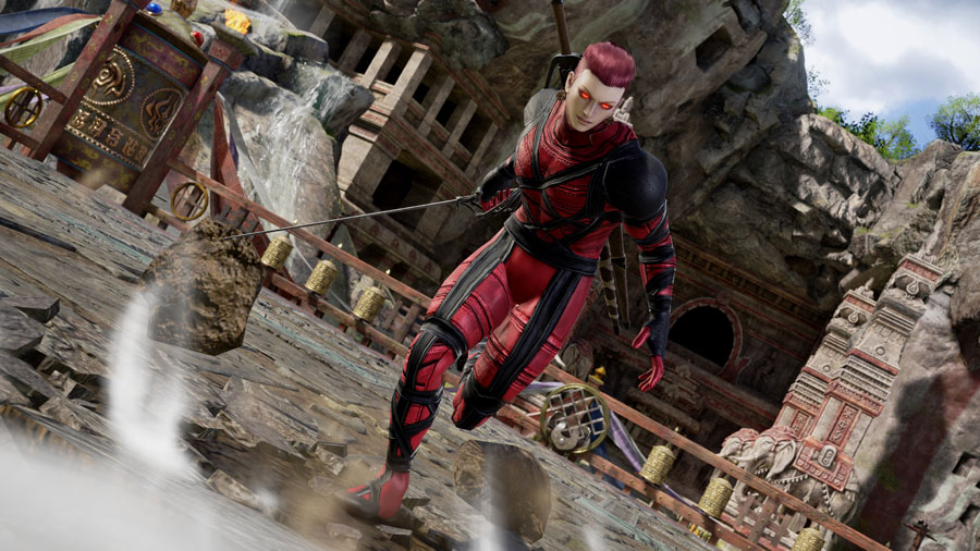 SoGreekWarrior's tweet photo. The only CAS clothing items I'm happy to see again and that screenshot of Cass lowkey gave a me a whole new costume idea 💯 #SOULCALIBURVI #SeasonPass2 https://t.co/hFbAp9JnYC