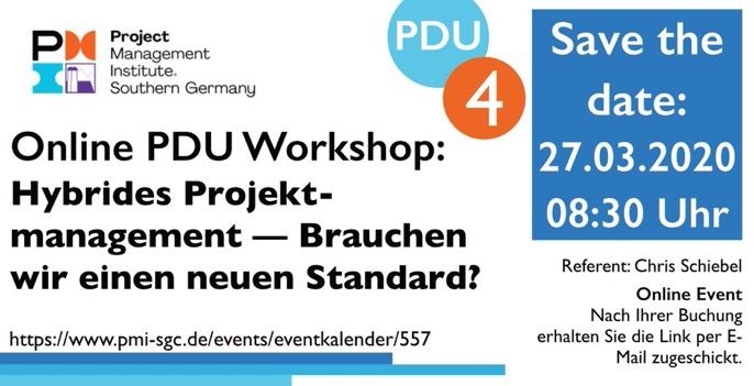 Thanks to her beliefs and her passion for our profession, Antje Lehmann-Benz, managed together with her team Atika Saigal and Marco Steidel to start our online PD Workshops. Today is the first, and it is fully booked. Congrats and Kudos to you all. #chapterlife #pmisgc #PMI