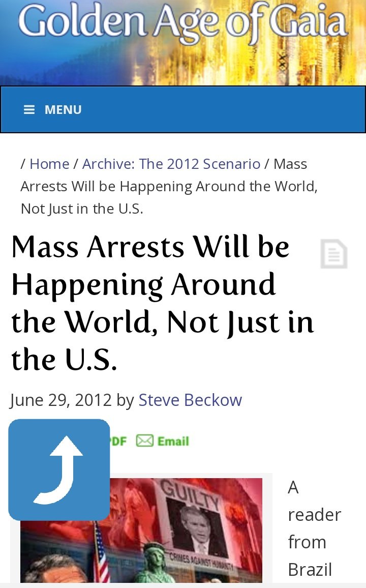 20. "Mass Arrests/Cabal Takedown" #QAnon says there will be mass arrests of the global cabal but is this something new and unique to this movement? No The New Age has been pushing the idea of taking down the Cabal with mass arrests for nearly a decade....