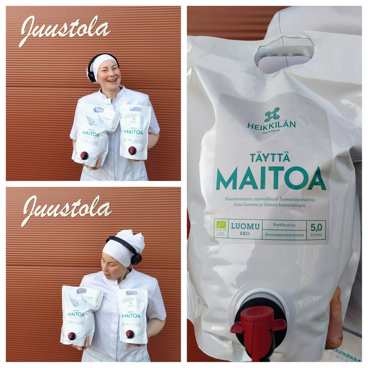 "Ette te voi myydä kahden kilon siikoja!1!!"

Ei niin, mutta 5 litran luomutäysmaitoja voidaan.

Tilattavissa jo <a href="/somervaara/">Mika Somervaara</a>'n fb-sivuilla ja muuallekin toimitetaan tarvittaessa.

#isoonkaunista #heikkilänjuustola #siika #hashtag