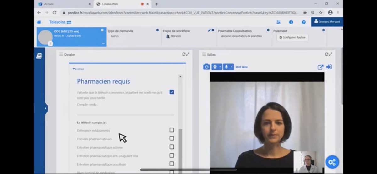 Les #pharmaciens des <a href="/hautsdefrance/">Région Hauts-de-France</a> ont la possibilité dès aujourd’hui de faire du #télésoin avec des patients confinés via #Prédice <a href="/ARS_HDF/">ARS Hauts-de-France</a>.
Nous avons prévu que des séquences des entretiens pharmaceutiques ou BPM puissent se faire aussi.
<a href="/nicolasrevel/">Nicolas Revel</a> <a href="/olivierveran/">Olivier Véran</a> on y va ?