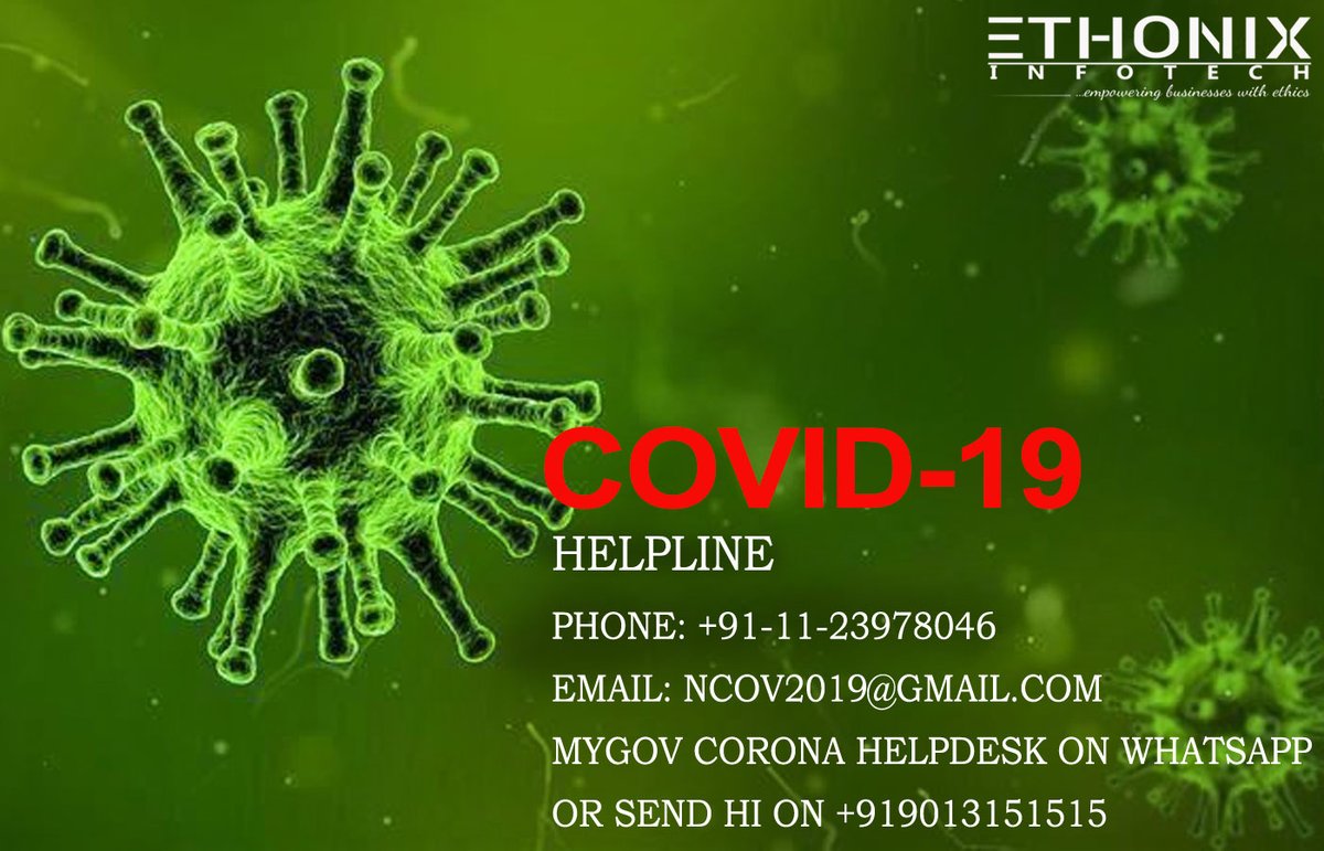 ethonixinfotech's tweet photo. WhatsApp helpline number 9013151515 is shared by PM, Narendra Modi to get information on coronavirus. It is the best way to stay up to date with the latest official health information.
Please click on this link https://t.co/ANV7uGvWDw  

#whatsapp #Helpline #HelpFightCorona https://t.co/aPlIyEFhbl