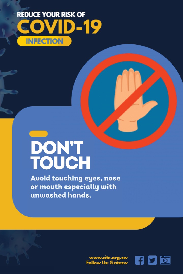 citezw's tweet photo. Remember to stay safe from #covid19, adhere to these basic tips all the time. #Asakhe https://t.co/oulzzy5IPH