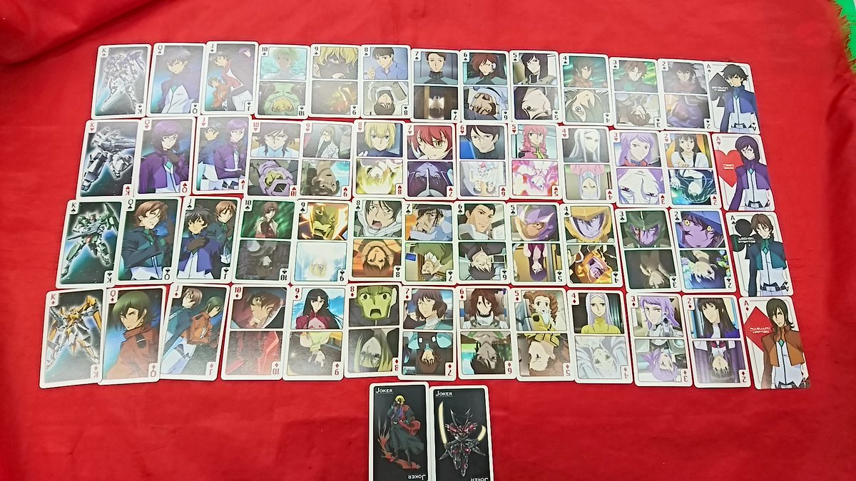 K Books キャラ館 少年まんが در توییتر 入荷情報 ガンダム シリーズからトランプが入荷 遊ぶも良し 並べて飾るのもオススメです 是非 如何でしょうか Kbooks アニメ館 ガンダム トランプ