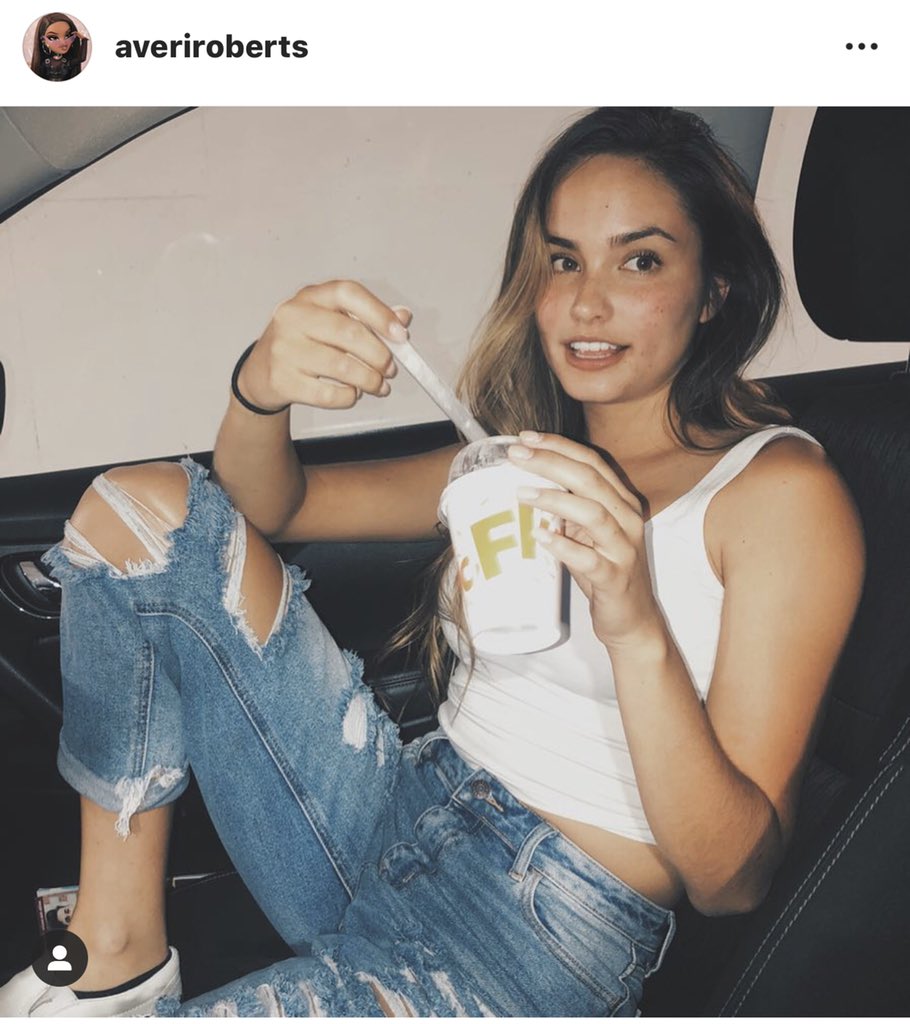 averiroberts1's tweet photo. I feel this photo from my Instagram represents me accurately and my self-identity  because I loveee food, especially McFlurrys! This is for the #MCO435 discussion post! https://t.co/BTEjqktzHz