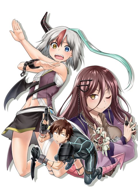 単行本2巻の表紙も。割と隠れるところも描いてるのでちらっとでも気になりましたらドゾ。
コミカライズ版『戦闘員、派遣します!』二巻表紙関連 | kiasa/鬼麻正明 #pixiv https://t.co/8w7RTuXcUq 