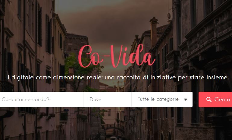 Co-vida.com: tutte le iniziative solidali su un unico portale - mamme.it/co-vida-com-tu…