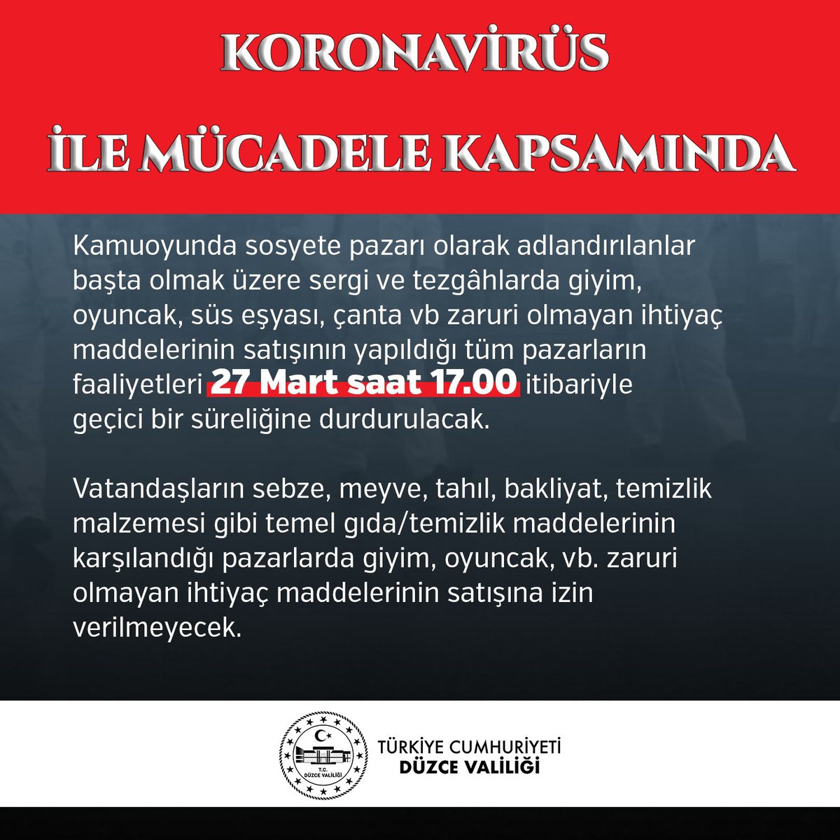 zulkifdagli's tweet photo. İçişleri Bakanlığı tarafından 81 İl Valiliğine gönderilen Koronavirüs Tedbirleri https://t.co/JuxNo1Aej4