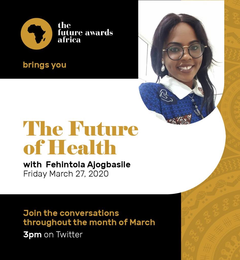 TFAAfrica's tweet photo. Join us today for The Future Conversation with @fehinajo on twitter @3pm as we discuss The Future of Health. Tell your friends about this!
#TFAA15 #TheConvocation #TheFutureConversation https://t.co/n921PSO27T