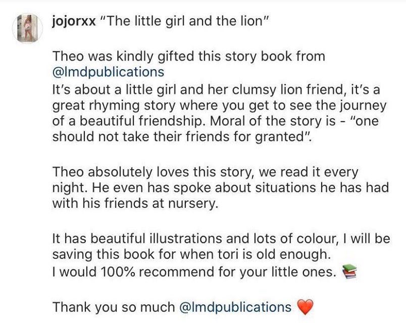 LmdPublications's tweet photo. We hope everybody is staying safe and taking the necessary precautions. @jojorxx  thanks for the lovely comments 😊 we are still business as usual and ‘The Little Girl and The Lion’ book is still half price at £1.99. https://t.co/dWI0DE39C1 📚.
.
#bookreview #childrensbooks https://t.co/bN3t1dgTy1