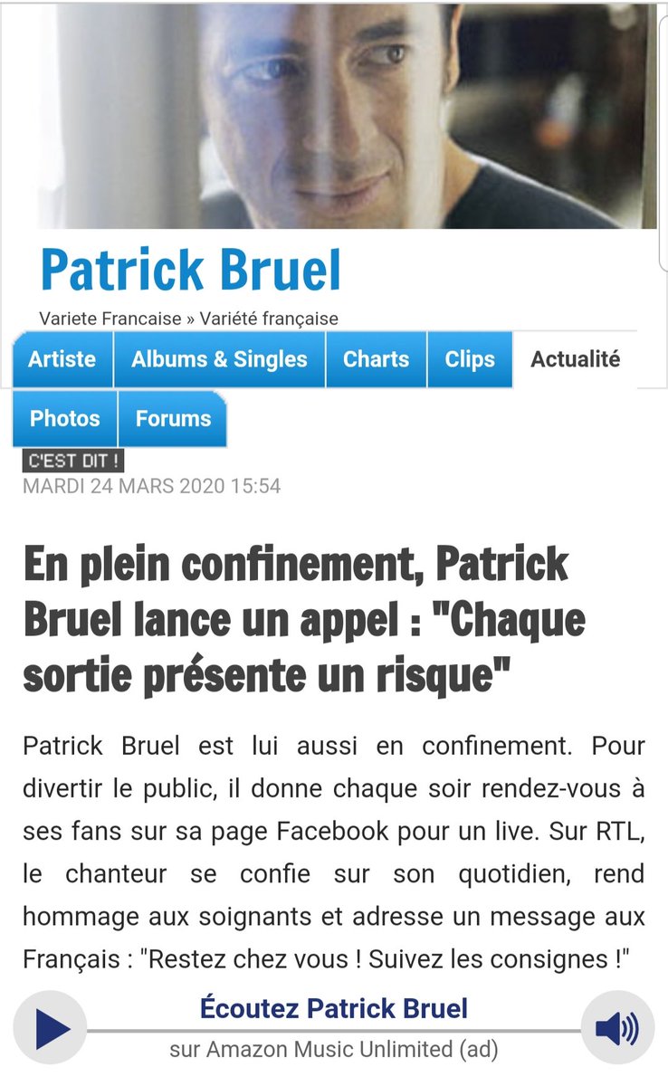 Hasard encore, la litanie des collabos habituels, revenus militer pour notre  #séquestration, en accord avec le gouvernement.  https://twitter.com/ParisMatch/status/1243198729605308416?s=19