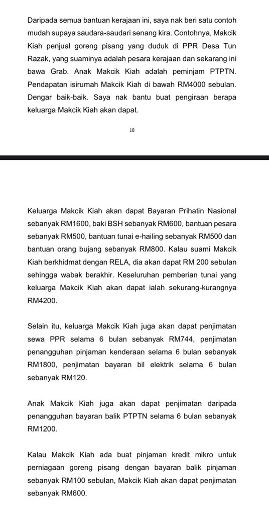 izz_darus's tweet photo. Hidup Makcik Kiah!! ✌🏻
#PakejRangsanganEkonomi 
#COVID19 
#DudukRumah https://t.co/F9CAlQlvyk