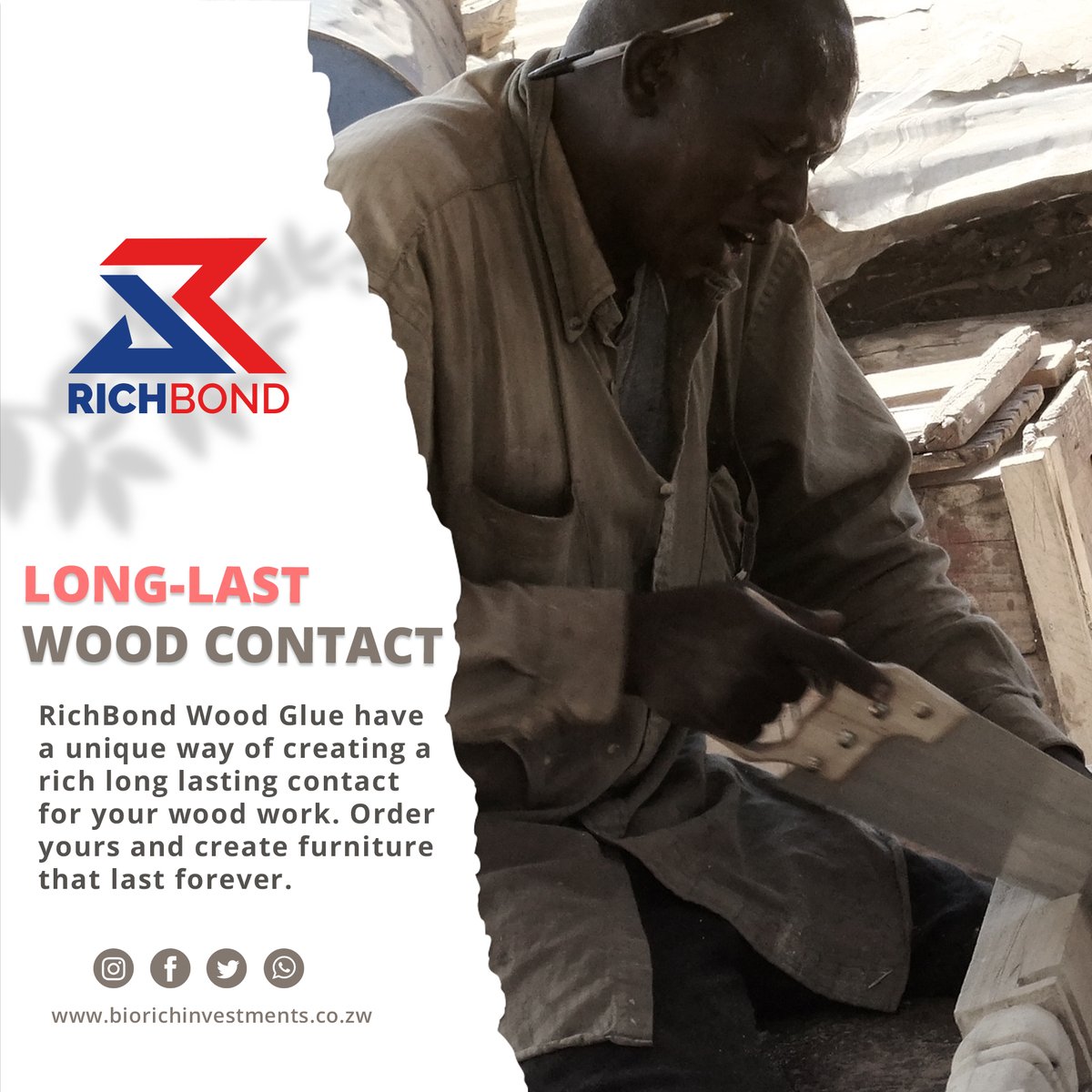 biorichpaints's tweet photo. Richbond Wood Glue has a unique way of creating a rich long-lasting contact for your woodwork. Order yours and create furniture that lasts forever.
#biorichinv #richbond #topnotchquality #wegiveitvalue #adhesives https://t.co/E0crkfwkeu