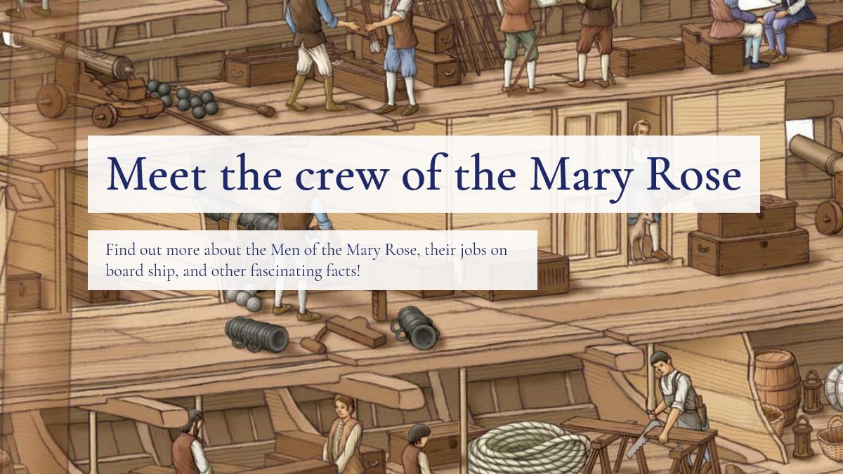 MaryRoseLearn's tweet photo. Looking for a #Tudor #History project or some inspiration for #CreativeWriting? Why not try @MaryRoseMuseum 'Meet the Crew' learning resources? 
https://t.co/gLRqceGGDY
#Teachers #HomeSchooling #ParentsTeach https://t.co/yYhtgGnKX4