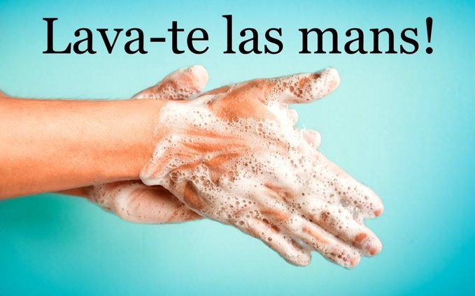 JPMartinez_'s tweet photo. Lava-te las mans, y fe-lo a sobén, a ormino, a menuto... Mersi @EuroMinLang ! https://t.co/fdp0rzqx8l